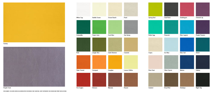 Pacifica Sample Pallette